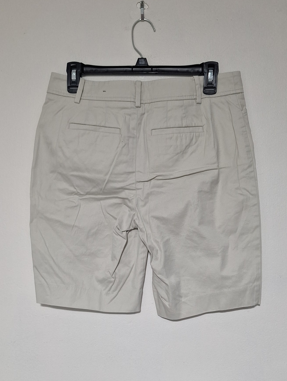 Talbots Women's Chino Shorts Set - Navy, Light Blue Stripe, Cream 3 Pairs - Picture 7 of 8